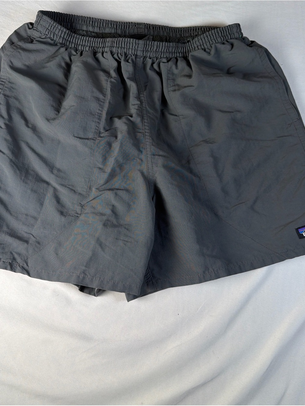 Women’s Gray Performance Elastic-Waist Shorts